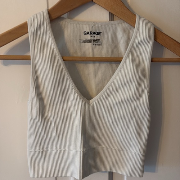 Cream Ribbed Tops Trio XS - Picture 5 of 9